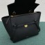 Celine Belt Nano Bag In Black Grained Calfskin
