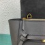 Celine Micro Belt Bag In Grey Grained Calfskin