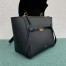 Celine Micro Belt Bag In Black Grained Calfskin