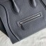 Celine Mini Luggage Tote Bag In Black Drummed Calfskin