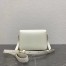 Celine Triomphe Teen Bag In White Leather