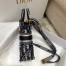 Dior Mini Book Tote Phone Bag In Blue Dior Oblique Embroidery