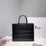 Dior Large Book Tote Bag In Black Smooth Calfskin