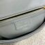 Dior Caro Large Bag In Grey Cannage Calfskin