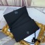 Dior Lady Dior Chain Pouch In Black Ultramatte Calfskin