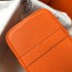 Hermes Garden Party 30 Bag In Orange Clemence Leather
