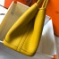 Hermes Garden Party 30 Bag In Yellow Clemence Leather
