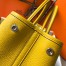 Hermes Garden Party 30 Bag In Yellow Clemence Leather