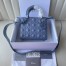 Dior Small Lady Dior My ABCDior Bag in Denim Calfskin with Diamond Motif