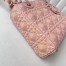 Dior Small Lady Dior My ABCDior Bag in Pink Calfskin with Diamond Motif