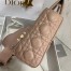 Dior Small Lady Dior My ABCDior Bag In Hazelnut Lambskin
