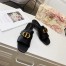 Dior 30 Montaigne Heeled Slides In Black Calfskin 