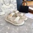 Dior DiorAct Sandals In White Lambskin