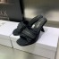Dior Dio(r)evolution Heeled Slides In Black Calfskin