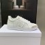 Dior Star Sneakers In White Calfskin with Gold Star
