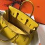 Hermes Birkin 30 Bag in Yellow Clemence Leather with GHW