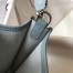 Hermes Evelyne III Mini Bag In Blue Lin Clemence Leather
