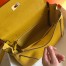Hermes Kelly 32cm Retourne Bag in Yellow Clemence Leather GHW