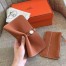 Hermes Dogon Duo Wallet in Gold Clemence Leather