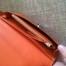 Hermes Dogon Duo Wallet in Orange Clemence Leather