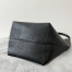 The Row Large N/S Park Tote in Black Grained Leather