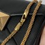 Valentino One Stud Chain Bag In Black Nappa Leather