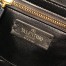 Valentino Roman Stud Medium Chain Bag In Black Nappa Leather