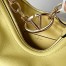 Valentino VLogo Moon Small Hobo Bag with Chain in Yellow Leather