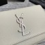 Saint Laurent Kate Small Chain Bag In Ivory Grain De Poudre Leather