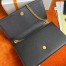 Saint Laurent Kate Medium Tassel Bag In Black Grain De Poudre Leather