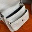 Saint Laurent Niki Medium Chain Bag In White Crinkled Leather