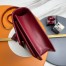 Saint Laurent Sunset Medium Top Handle Bag In Red Calfskin
